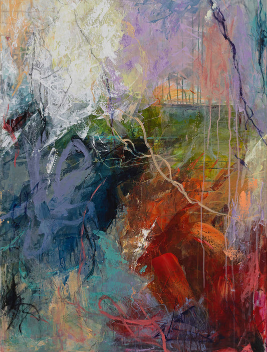 Fly baby fly - landskabsinspireret lærredstryk i topkvalitet