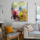 Autumn lights, 120x100 cm - abstrakt originalt maleri