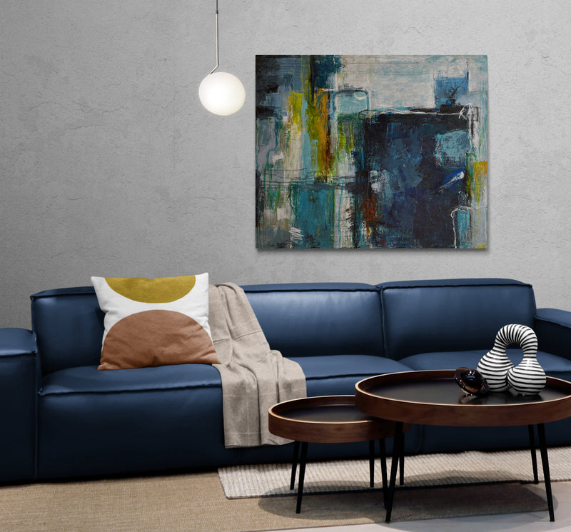 Peace of mind, 100x120 cm - abstrakt originalt maleri