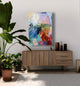 Fly baby fly, 100x70 cm - landskabsinspireret originalt maleri