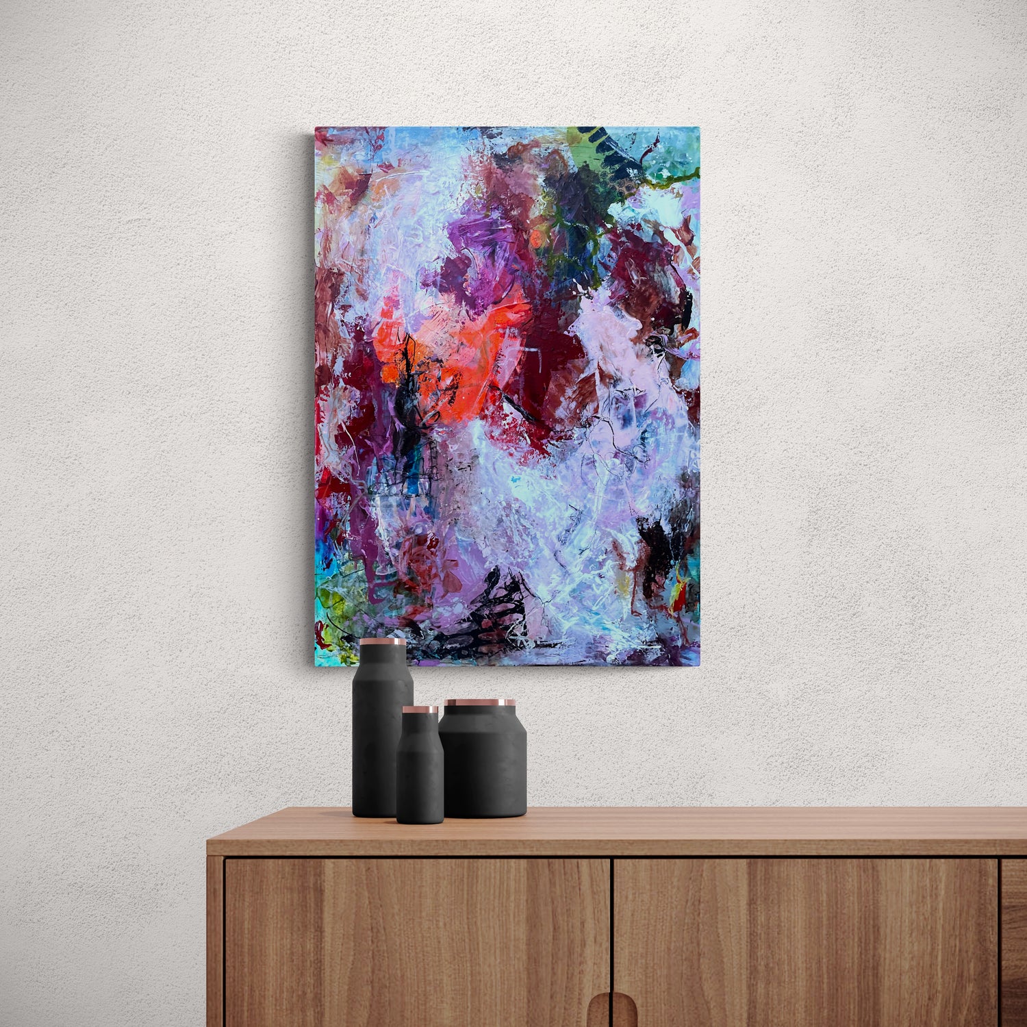 Sweet love, 70x50 cm - abstrakt originalt maleri