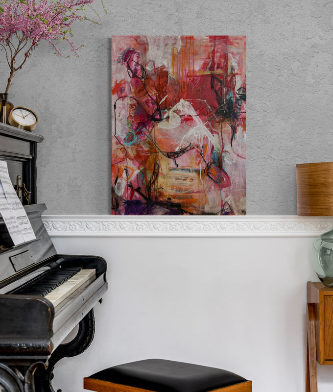Open your heart, 80x60 cm - originalt maleri