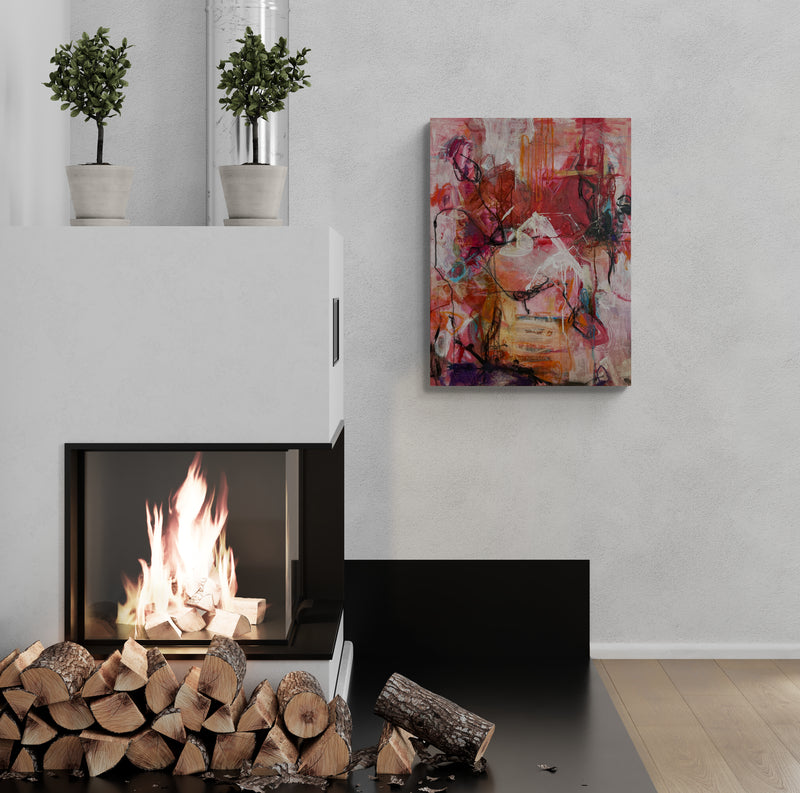 Open your heart, 80x60 cm - originalt maleri