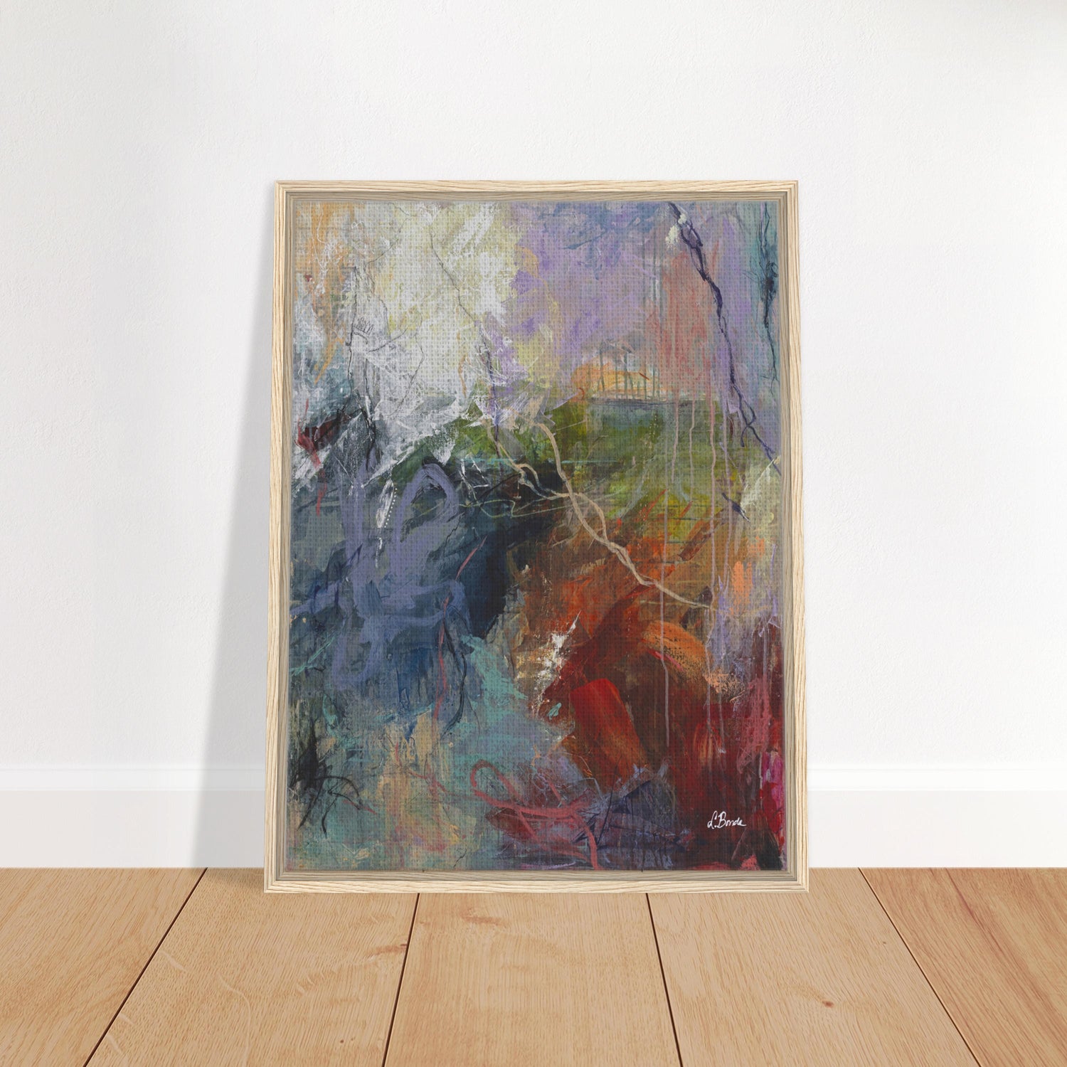 Fly baby fly - landskabsinspireret lærredstryk i topkvalitet