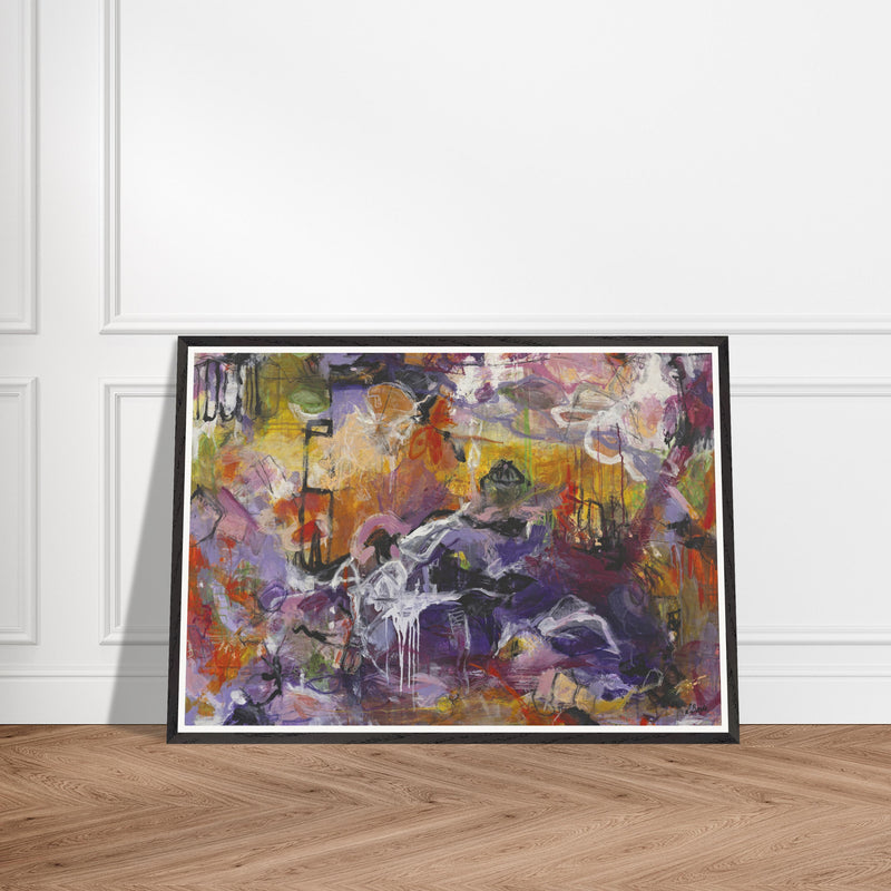 Perfect disaster - abstrakt kunstplakat i museumskvalitet