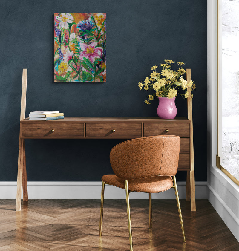 Blossom in Spring, 80x60 cm - blomsterinspireret originalt maleri