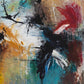 Abstract no3 - abstrakt lærredstryk i topkvalitet