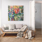 Wish it was summer, 100x100 cm - originalt maleri