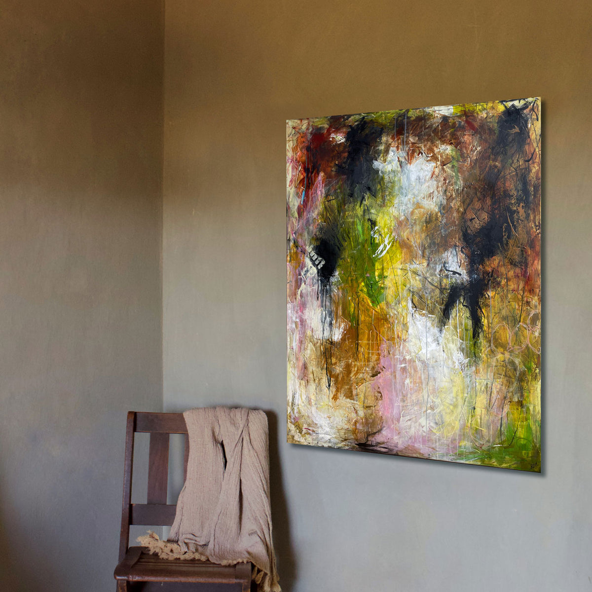 The way I feel, 120x100 cm - originalt maleri