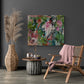The future is here, 100x120 cm - abstrakt originalt maleri