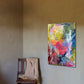 Moments like this, 100x70 cm - landskabsinspireret originalt maleri