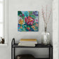 Garden of secrets 3, 50x50 cm - blomsterinspireret originalt maleri (kopi)