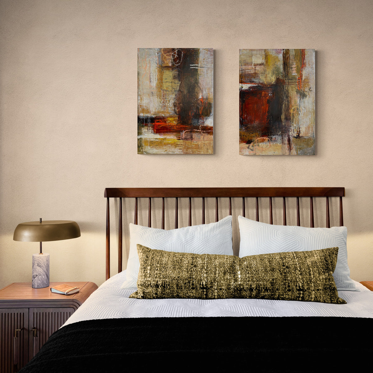 From now on, 70x50 cm - abstrakt originalt maleri