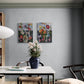 Longing for the sun, 70x50 cm - blomsterinspireret originalt maleri