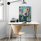 Flowers in a vase, 80x60 cm - blomsterinspireret originalt maleri