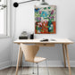 Flowers on the table, 80x60 cm - originalt maleri